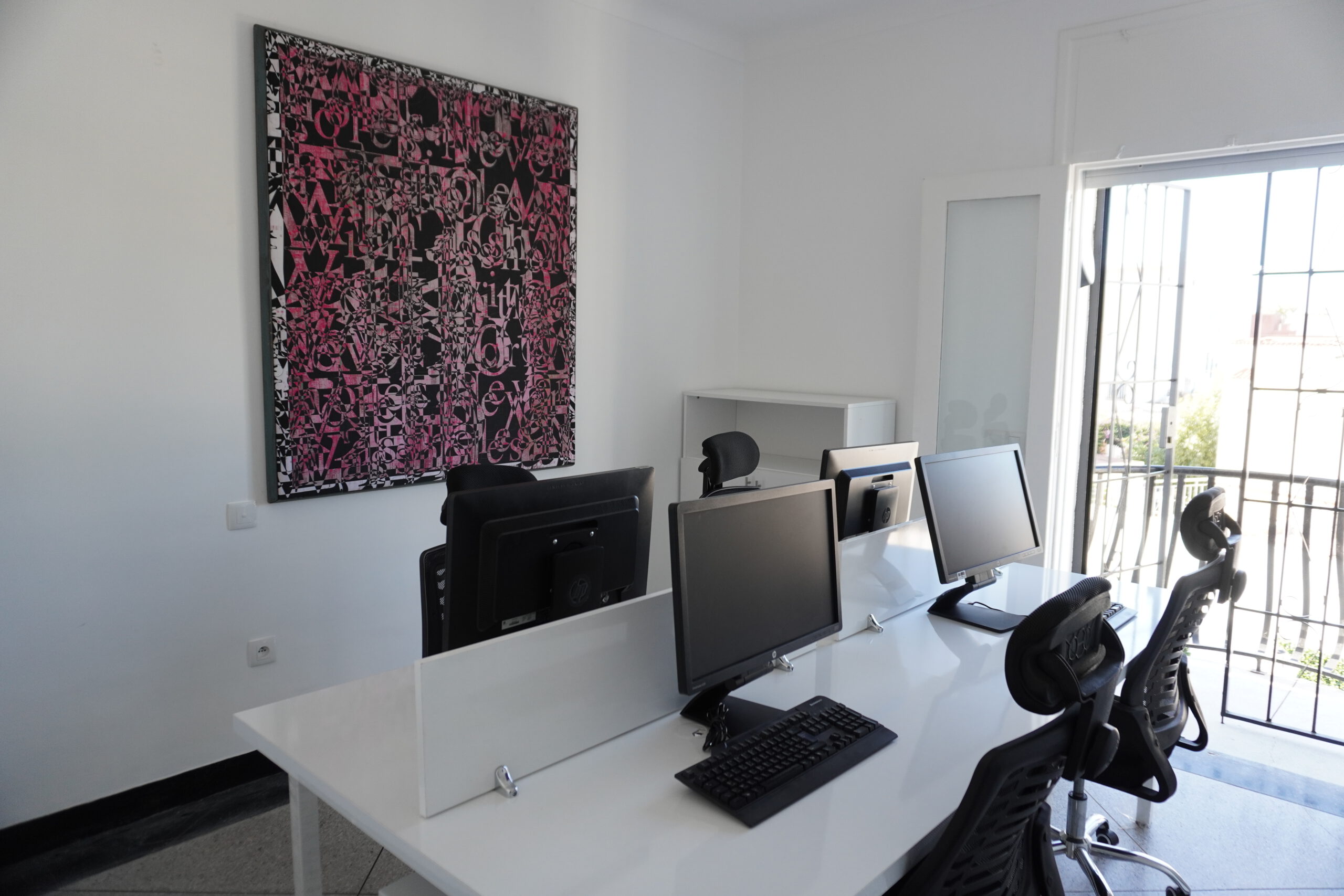 Modern private office space at DigitalHub Rabat Les Orangers